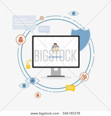 Computer Security Technology. Security Of The Computer System From External Threats. Dos Attack. Com