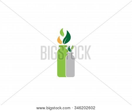 Recycled Bottle Vector Template Logo Template Illustration