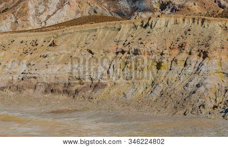 Volcanic Crater Stefanos In The Lakki Valley Of The Island Nisyros Greece