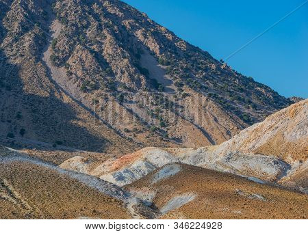 Volcanic Crater Stefanos In The Lakki Valley Of The Island Nisyros Greece