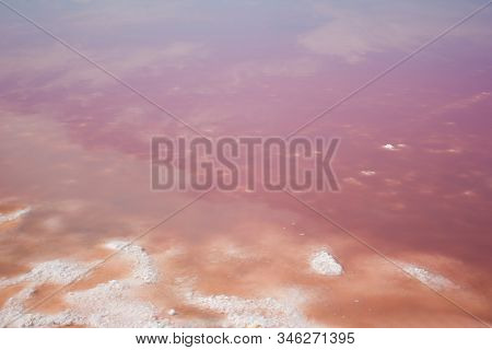 Rose Water Salt Lake, Extraction Of Sea Salt - Landscape Background