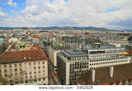 Vienna. View Of The City From A Tower
