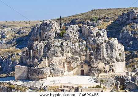 Madonna de Idris Sassi ของ Matera Basilicata อิตาลี