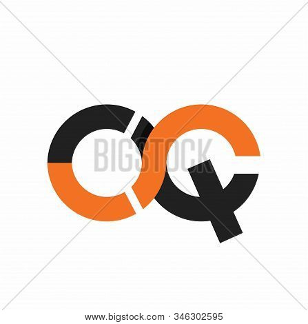 Oq Initials Circle Geometric Company Logo And Vector Icon