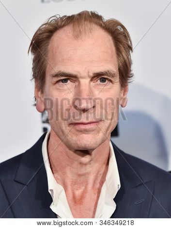 LOS ANGELES - JAN 04:  Julian Sands arrives for the  BAFTA Los Angeles Tea Party 2020 on January 04, 2020 in Los Angeles, CA                