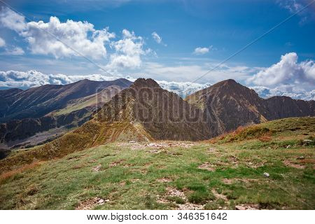 Narrow Ridge Path From Wolowiec To Rohacz Ostry In Slovakia