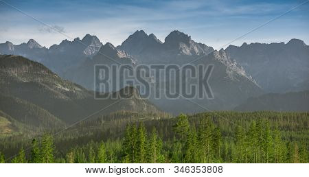 Rocky Summits Of Tatra Mountains - View From Glodowka