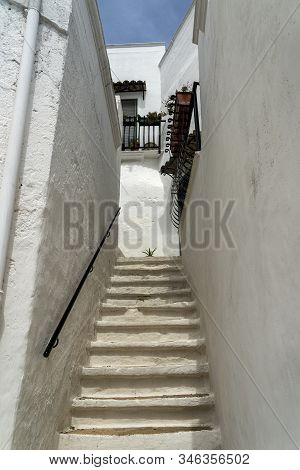 White Buildings Of Laterza, Taranto, Apulia, Southern Italy, Historic Town