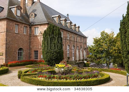 Mont Sainte-odile Abbey In Alsace, France