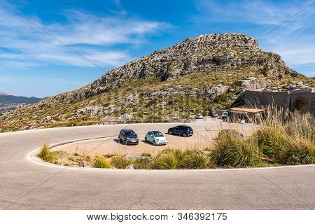 Mirador Coll Dels Reis - Mountain Pass Located On The Northwest Coast Of The Spanish Balearic Island