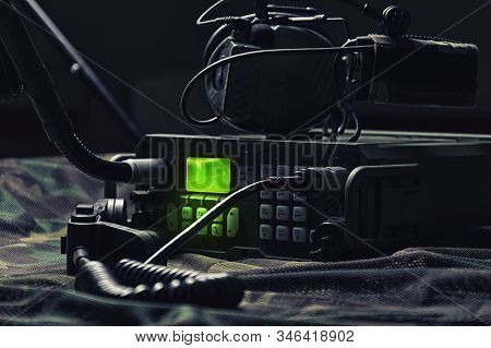 Modern Military Radio Station. The Concept Of Data Transmission, Targeting Missiles, The Implementat