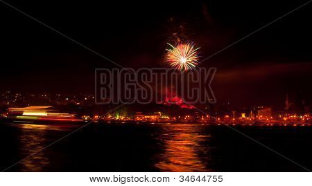 Rhein Flammen içinde
