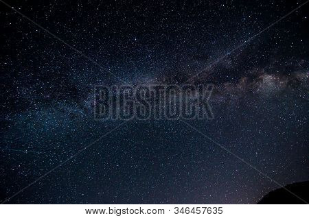Night Sky In Albanian Nature Near Fushe Stude, Albania