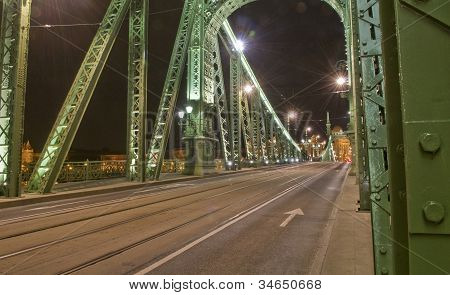 der Freedem-BrÃ¼cke in budapest