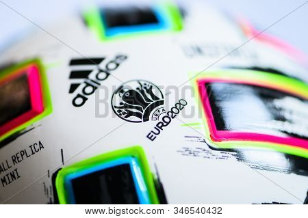 Paris, France, January. 20. 2020: Close Up, Uniforia Ball, Euro 2020