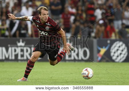 Rio, Brazil - January 22, 2020: Dantas In Match Between Vasco And Flamengo By The Carioca Championsh
