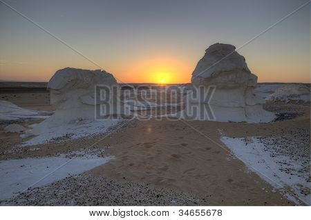 Sunrise At The White Desert