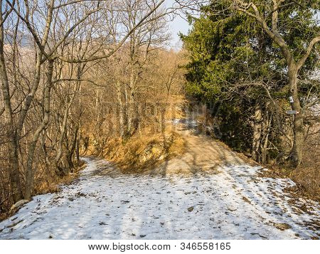 Hiking Trail To Monte Bollettone, Lombardy, Italy