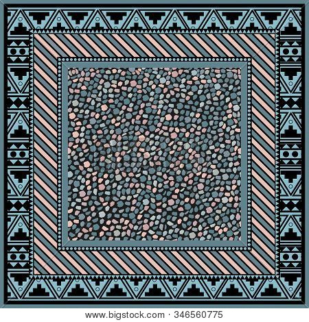 Vector Pattern With Drawn Spot Background Vintage Effect . For Art Texture, Vintage, Ethnic , Modern
