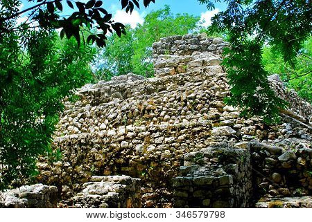 Cobá Is An Archaeological Site Of Pre-columbian Mayan Culture, Located In Southeastern Mexico, In Th