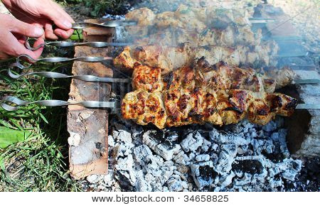 A grillezéseket a parazsat.