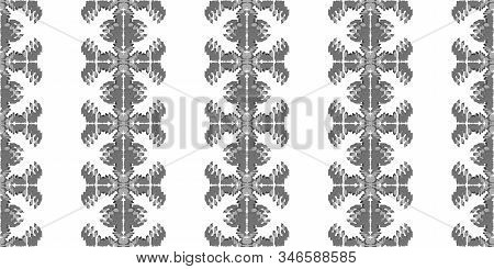 Ethnic Wave Pattern. Seamless  Ehnic Carpet African Pattern.  Aztec Style. Geometric Abstract Patter