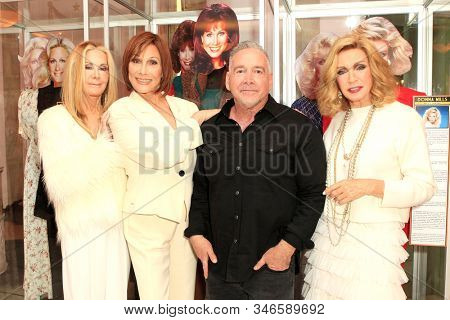LOS ANGELES - JAN 18: Joan Van Ark, Donna Mills, Michele Lee, Michael Fairman at the Hollywood Museum's celebration for the 40th Anniversary of 