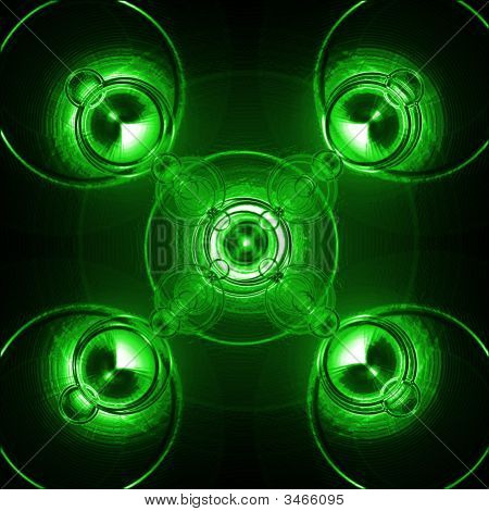Sfondo astratto Crystal Green