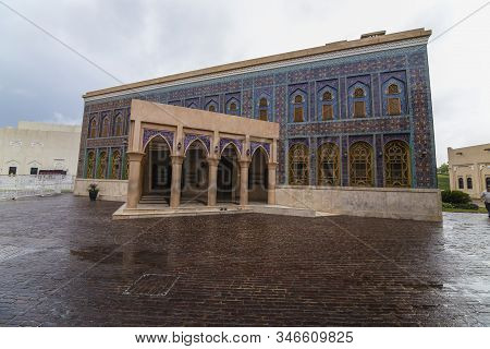 January 10, 2020, Images With Katara Cultural Village, Doha Tourist Point Of Interest. Qatar