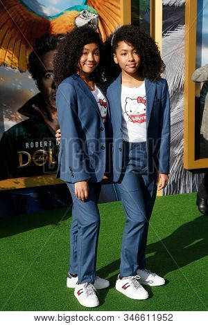 LOS ANGELES - JAN 11:  Anais Lee, Mirabelle Lee at the 
