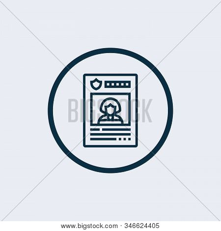 Wanted Icon Vector From Police Collection. Thin Line Wanted Outline Icon Vector Illustration. Linear