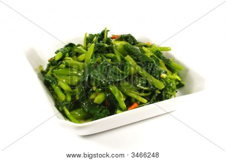 Mescolare le verdure fritte
