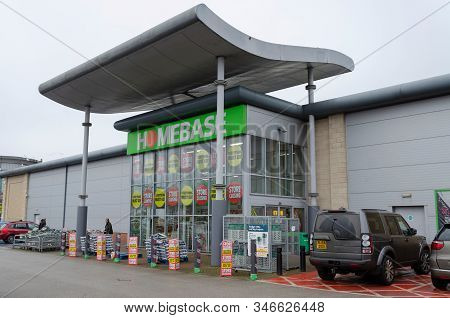 Moldl, Uk: Jan 22, 2020: The Last Homebase Store In North Wales Has Started The Process Of Closing D