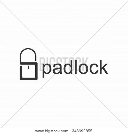 The Design Of The Padlock Key Shape Also Looks Like The Letter S Or Number 5
