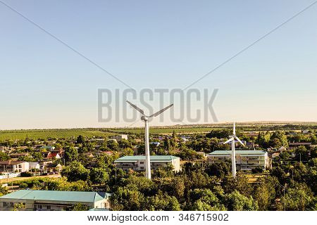 Krasnodar Region, Temryuk District, Kuchugury, Russia. Kuchugury Resort Village At Coast Azov Sea. W
