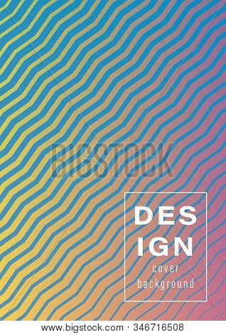 Abstract Background Flat Zig Zag Card 2 45
