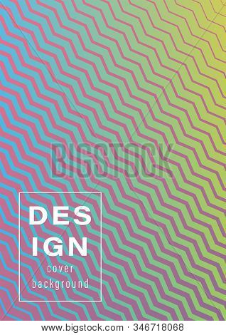 Abstract Background Flat Zig Zag Card 3 45