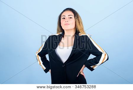 Fashion Trend. Mixing Elegant And Athletic Pieces. Sportswear Set Rules On Catwalks. Woman Stylish H
