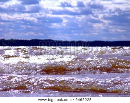 川の風景
