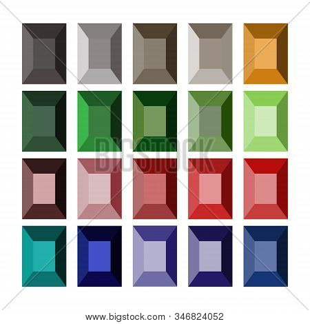 Fashion, Clothing And Decor: Gold, Silver, Steel, Green, Red, Blue Pyramidal Rhinestones, Spikes, Bu