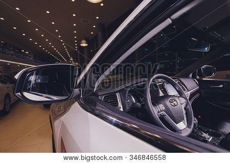 Ufa, Russia, 15 January, 2020: A 2020 Toyota Highlander Suv.