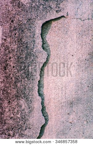 Concrete Building Cracks After Severe Earth Quake