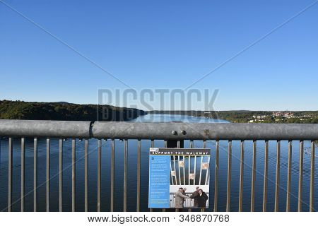 Poughkeepsie, Ny - Oct 6: Walkway Over The Hudson, Also Known As The Poughkeepsie Railroad Bridge, I