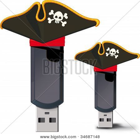 Pirát USB flash disk