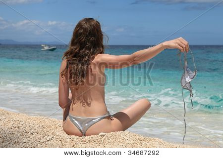 Nice women on the beach