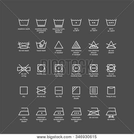 Ironing Sign Laundry Ironing Vector & Photo (Free Trial) | Bigstock