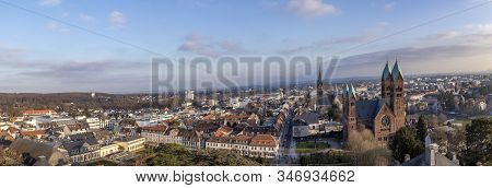 Skyline Of Bad Homburg In Late Afternoon