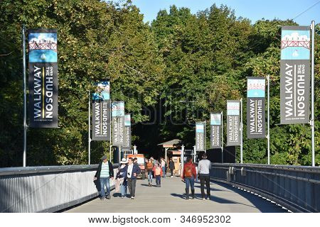 Poughkeepsie, Ny - Oct 6: Walkway Over The Hudson, Also Known As The Poughkeepsie Railroad Bridge, I