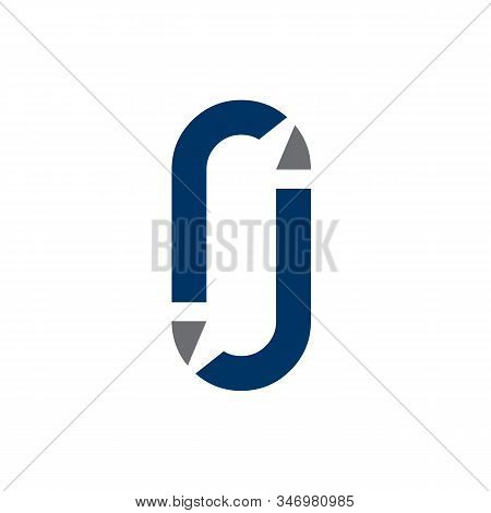 Letter Jj Logo Design Vector Template. Initial Linked Letter Design Jj Vector Illustration