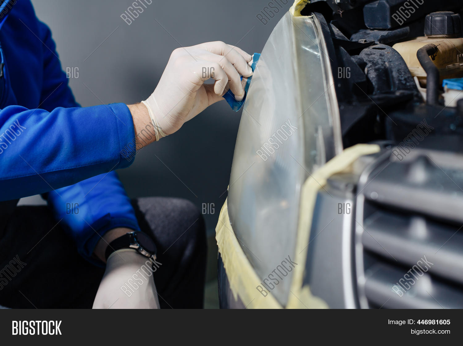 Worker Polishes Optics Image & Photo (Free Trial) Bigstock